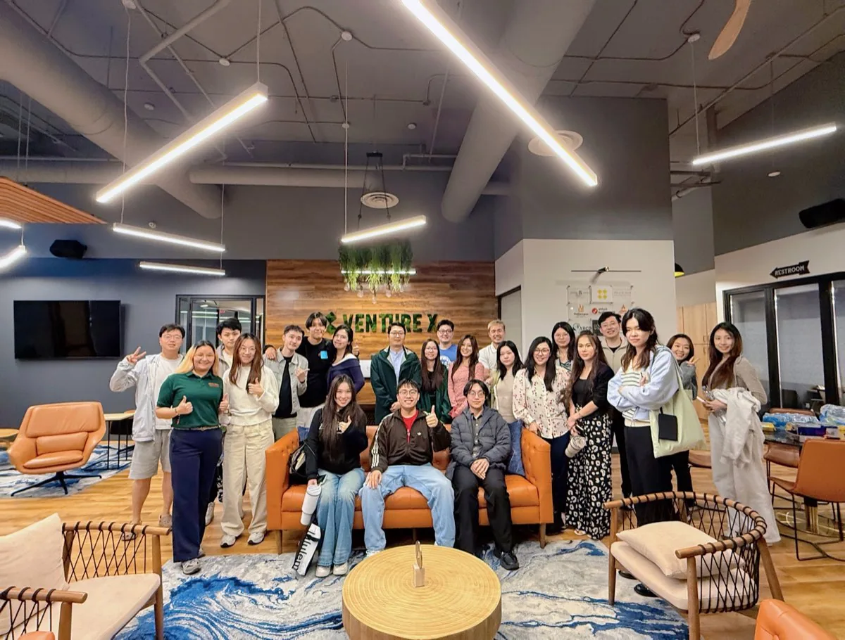 Participants after the hackathon