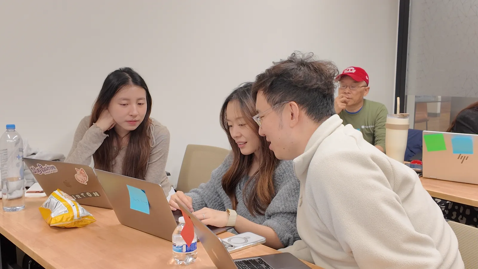 A team deciding what to build